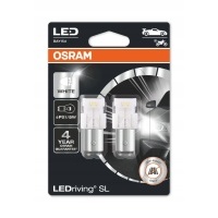osram лампы светодиодный премиум new p21 / 5w 6000 k белые