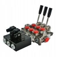 Распределитель galtech q45 60l 3 sek 12v + рычаги