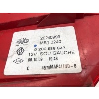 Фонарь задний левый Renault Clio 2009 8200586843