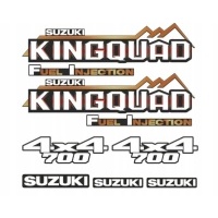 комплект naklejek suzuki kingquad 700