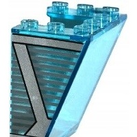 Lego быстрая windscreen 3x4x4 72475pb001 для 76038