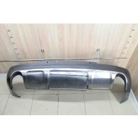 Юбка заднего бампера Audi Q7 2005-2015 Под парктроники 4L0807521G1RR