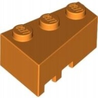 Lego 6564 4550014 скос клин 3x2 оранжевый 1szt