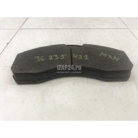 Колодки тормозные передние к-кт MAN TGX (2007 - 2014) 81508206066