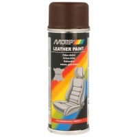 motip leather paint лак для кожи коричневый 200ml