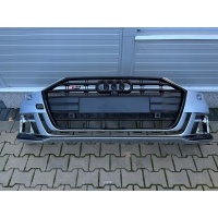 Бампер передняя с решетка audi a8 s8 d5 омыватели 6pdc накладка чёрный