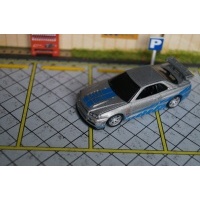 Hot wheels nissan r34 skyline fast furious custom