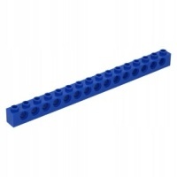 Lego 3703 370323 brick 1x16 синяя 1szt p336a
