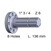 Вал wom case steyr deutz l136 1.3 / 4 