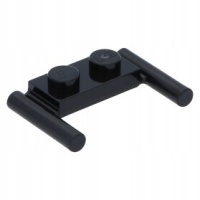 Lego 3839b 383926 плитка 1x2 чёрный 1szt p372