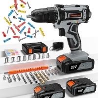Wkrętarka аккумуляторная 20v комплект 2 батареи 2ah