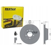 textar тормозные диски тормозной задняя 92122005