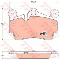 колодки колодок . volkswagen touareg 05 - задняя