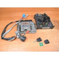 Блок управления комплект citroen berlingo i рестайлинг 1 , 6 hdi 0281012619 9663943980