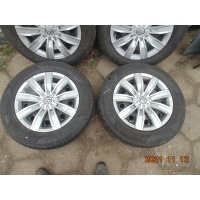 Колёсные диски колёса 17 volkswagen tiguan ii 5na 215 / 65 / 17 pirelli как новые