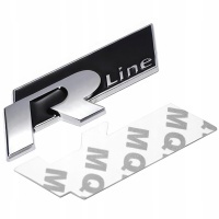эмблема значек наклейка логотип 3d для volkswagen r - line volkswagen rline чёрный