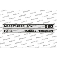 Комплект naklejek massey фергюсон 690 - wariant 2
