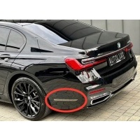 Накладка декоративная бампера левый задняя bmw 7 g11 g12 м