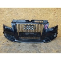 Audi a3 8p рестайлинг бампер передняя передний в сборе ксенон решетка rs3 s - line lz9y