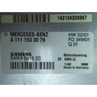Блок управления двигателем Mercedes C W203 2000-2007 2002 A1111533079 / SIEMENS 5WK90415