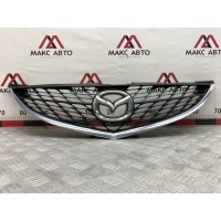 Б/У решетка радиатора Mazda Mazda6 GH хетчбек 2008 ( 2007-2010 ) GS1D50712, <strong>-Б/У Детали сняты с АВТОМОБИЛЯ</strong>