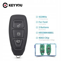 ключ для форд focus c - max mondeo kuga фиеста b -