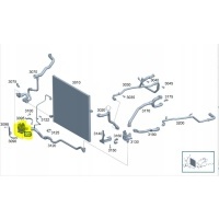 Насос радиатора мерседес w213 w217 w222 a0005002686 new