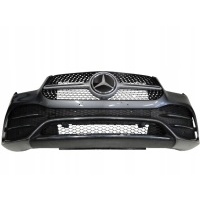 Мерседес gle c167 167 купе бампер передний amg на датчики pts хромированная