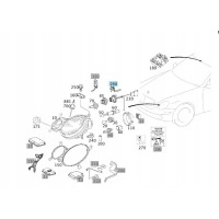 Патрон лампы h7 фары мерседес е w211