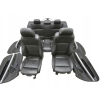 bmw e90 кресла m-pakiet диван дверные панели чёрный кожа передняя задняя