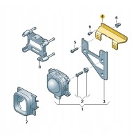 Новые оригинальные audi oe крепление 8v0907574f