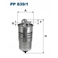 фильтр топлива filtron pp839 / 1