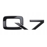 эмблема надпись значек q7 чёрный для audi оригинал