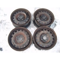 nissan almera n16 03 - 06 колесо колёсные диски штампованные 15x6j et45 4x114 , 3