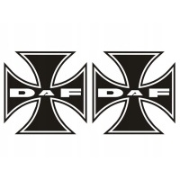 naklejki на зеркала krzyż maltański daf xf 95 105