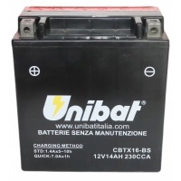аккумулятор unibat cbtx16 - bs 14ah