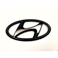 hyundai тусон 4 iv 2020 - значек эмблема чёрный логотип новые оригинал oe