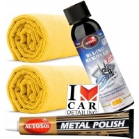 комплект autosol паста металический polish bluing remover для polerowania metalu