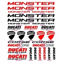 motocykl для ducati monster наклейка naklejka бачёк kask логотип 695 821 s2