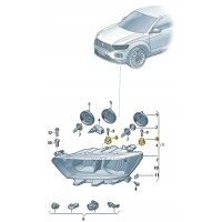 подкладка volkswagen passat 15 -