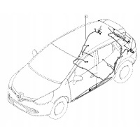 renault clio iv свет проводов новая oe 241638517r