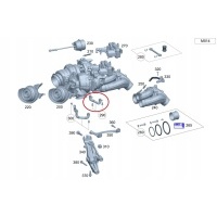 Oryginalny комплект уплотнений турбины мерседес om654