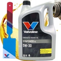 OLEJ VALVOLINE 5W30 SYNPOWER 5L FUEL ECONOMY ZAWIESZKA OLEJOWA