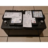 Аккумулятор мерседес agm - 80ah 800a - 100%