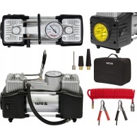 Компрессор автомобильный 12v насос 250w с lampą светодиодный