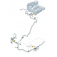 Новые оригинальные audi oe крепление 5q0131645b