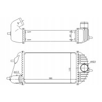 Интеркулер nissens 1362068l50 327002n sz4123 sza4