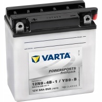 Аккумулятор varta yb9 - b 12n9 - 4b - 1 12v 9ah 85a л piaggio 2024r.