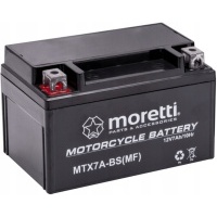 Аккумулятор гелевый mtx7a - bs 12v moretti ! ! skuter !