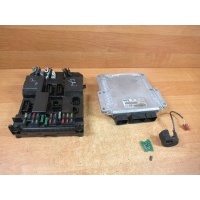 Блок управления комплект стартовый peugeot 307 2 , 0 hdi 0281010935 9650221480 bsi j04